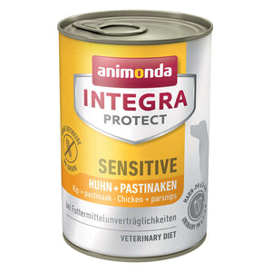 Open image in slideshow, Animonda Integra Protect Sensitive Chicken &amp; Parsnips Wet Dog Food Tray
